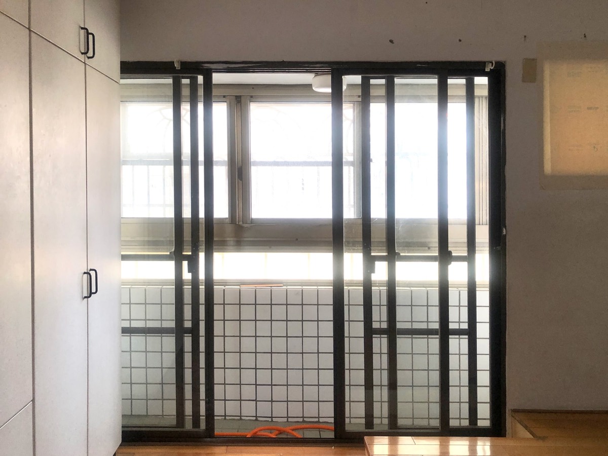 張邸大面窗施工前